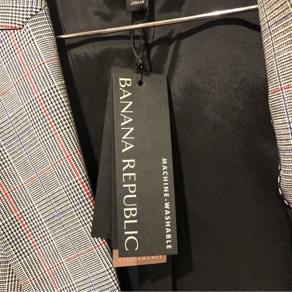 Banana Republic Plaid Double Breasted Blazer - Picture 6 of 6
